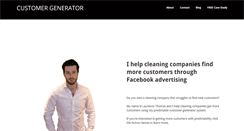 Desktop Screenshot of customergenerator.com